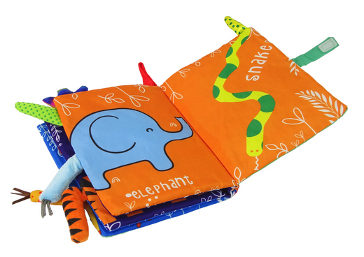 Colorful Jungle Animals Book | Toys \ Toys of newborns