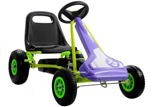 Go-Cart Speed Violet - Pumped Wheels With Hand Break
