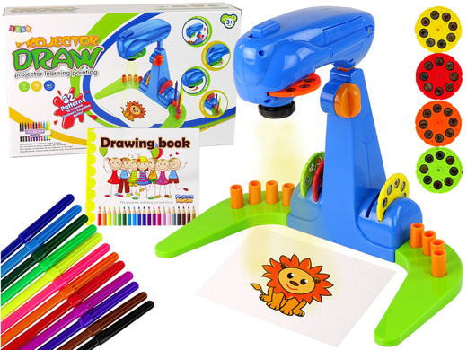 Projector Drawing Templates Pens OHP Board Blue | Toys \ Projectors