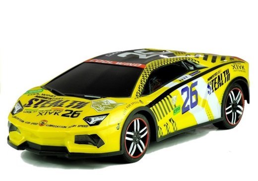 Remote controlled Sports Car R/C Remote Yellow
