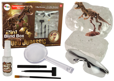 Archäologie 2-in-1 Dinosaurier-Skelett Tyrannosaurus Set