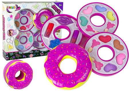 Donut-Lidschatten-Lippenstiftpalette für Kinder
