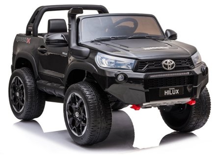 Elektroauto für Kinder Toyota Hilux Schwarz lackiert
