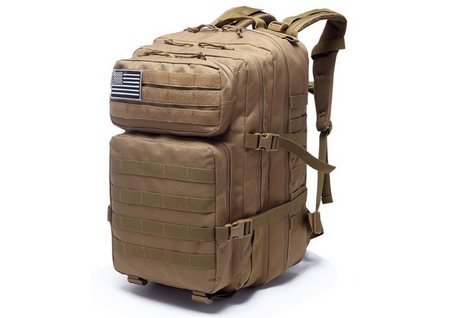 Militärischer taktischer Sand-Militärrucksack 40–60 l