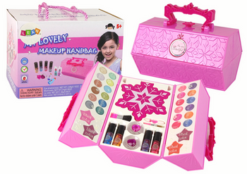 Kinder-Makeup-Set Kofferraum Rosa