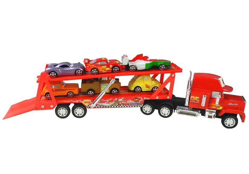 Autos Set Anhänger LKw 6 Autos Mack Spielzeug für Kinder 3 ...