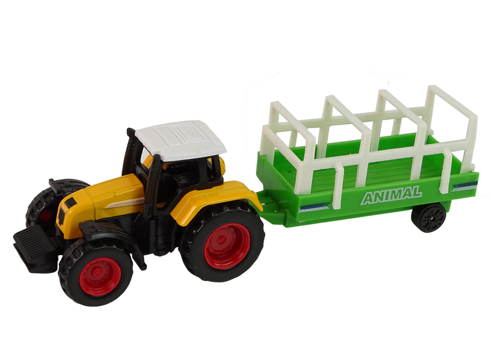 Bauernhof-Set Traktor Anhänger Pferd 1:64, Spielzeug \ Traktoren Spielzeug  \ Spielzeugautos