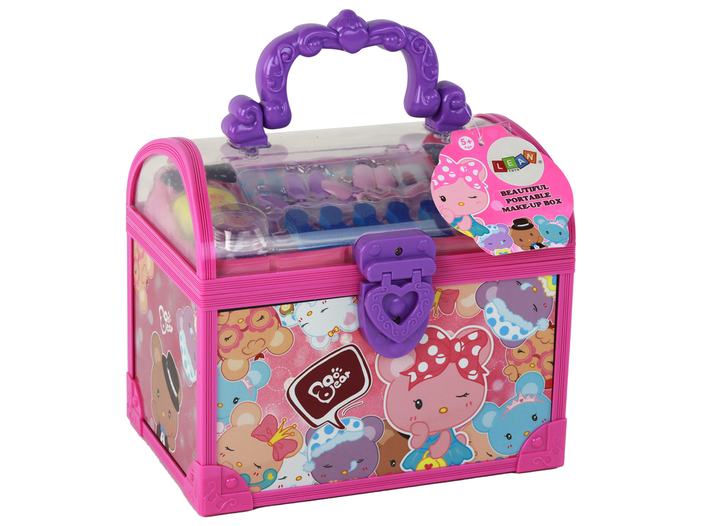 Kinder-Makeup-Set Kofferraum Rosa