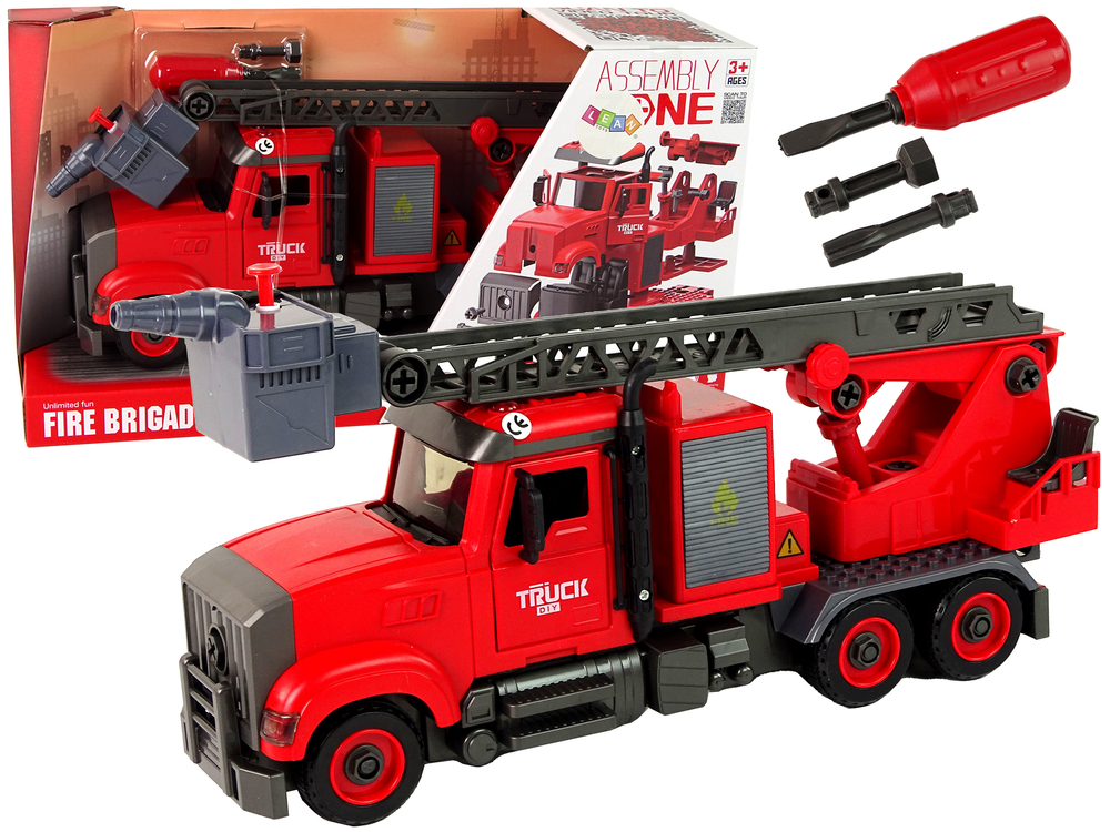 Feuerwehrauto Feuerwehr zum Abschrauben von Zubehör Rot, Spielzeug \ Autos
