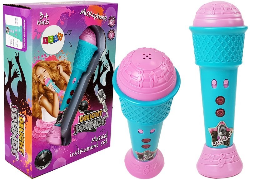 Karaoke-Mikrofon für Kinder Blau, Spielzeug \ Musikinstrumente