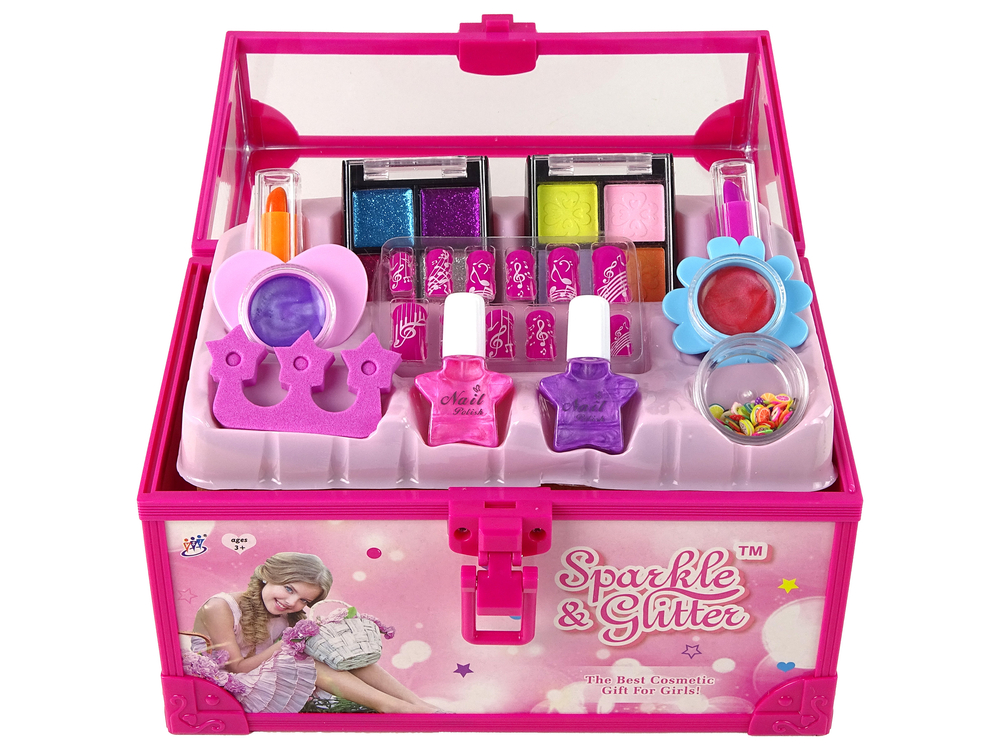 Kinder-Makeup-Set Kofferraum Rosa