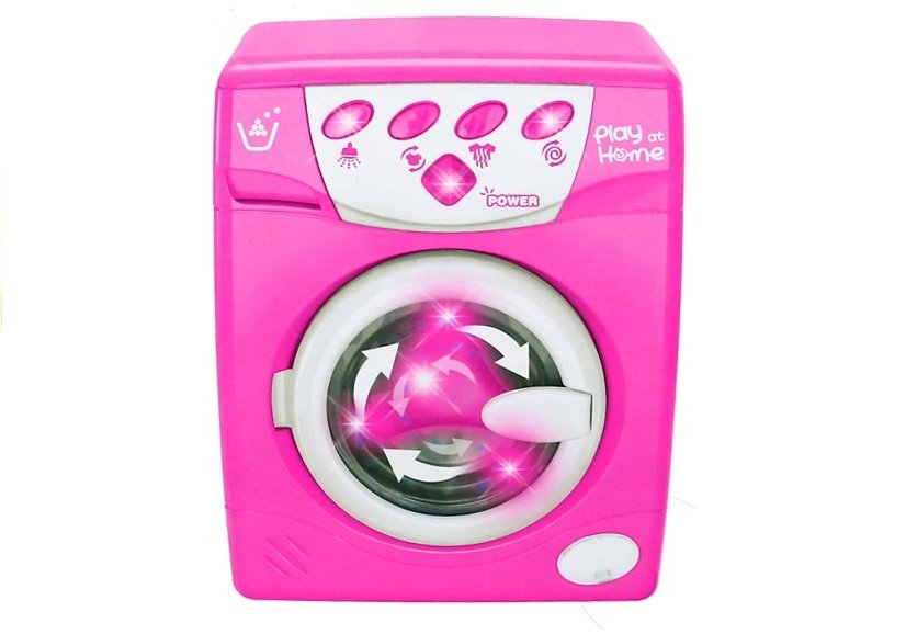 Spielzeug Kinder Waschmaschine Pink mit Licht & Sound Neu & Ovp! 
