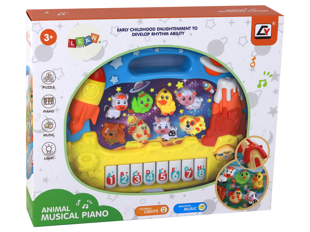 Klavier, Spielzeug das Pädagogisches Lernspielzeug Raum lernt, Organe, Englisch | | Tiere, \\