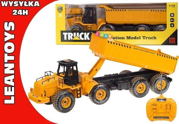 Fernbedienung Muldenkipper Für Kinder - RC Baufahrzeug Mit Metallmulde