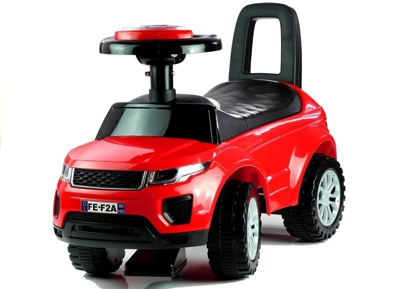 Rutschauto Rot Fahrzeug für Kinder Sound und Lichteffekten Baby 