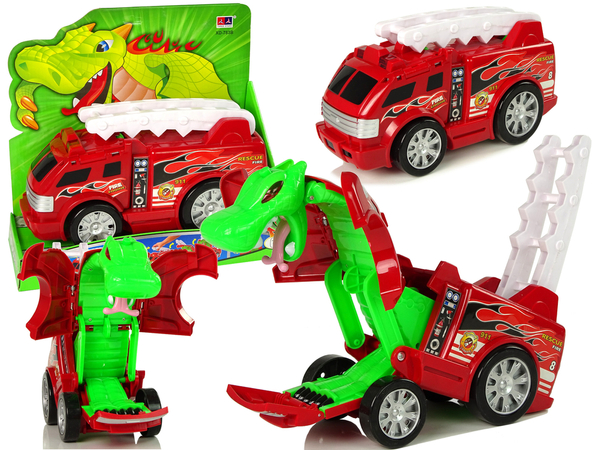 Auto Fire Brigade Transformation Dragon 2in1 Feuerwehrauto