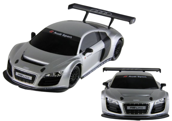 Auto R/C 1:24 Ferngesteuerter Sport AUDI R8 LMS Silber