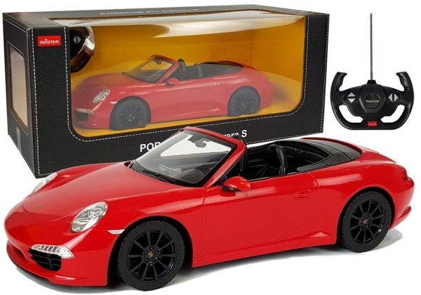 Auto R/C Porsche 911 Rastar 1:14 Rot