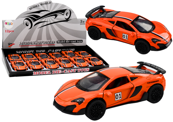 Auto Sportwagen 1:32 Friktionsantrieb Orange