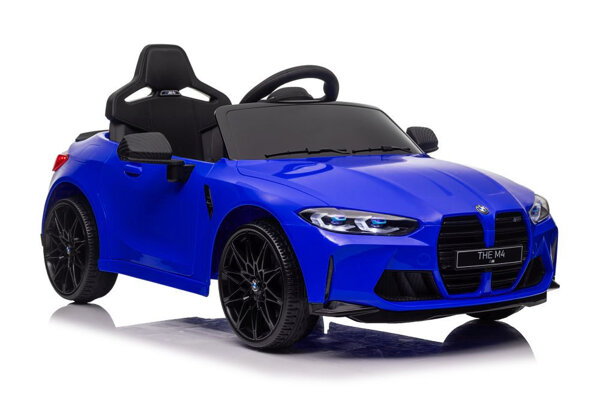 BMW M4 Batterieauto blau lackiert