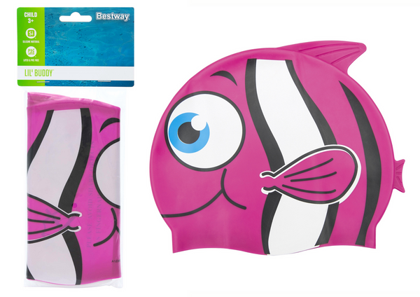 Badekappe Rosa Fish Bestway 26025