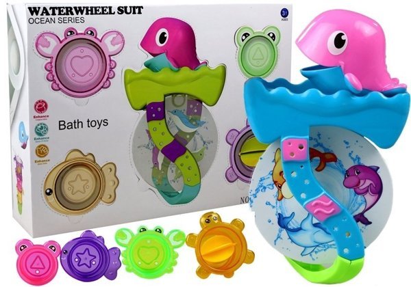Badespielzeug Krabbe Schildkröte Fisch Fröschchen Spielzeug für Babys Kinder