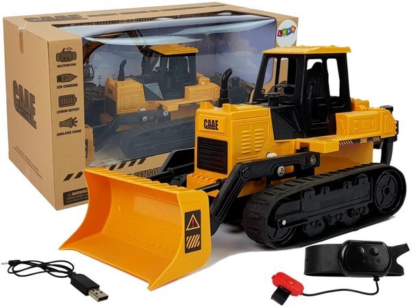 Bulldozer Caterpillar Wheels Ferngesteuert durch Handgesten 2.4G 1:28