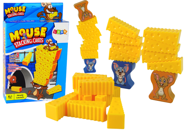 Cheese Tower Hungry Mouse Geschicklichkeitsspiel  Baue einen Käseturm!