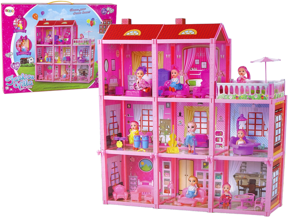 DIY Puppenhaus Willa Doll Furnishings Pink