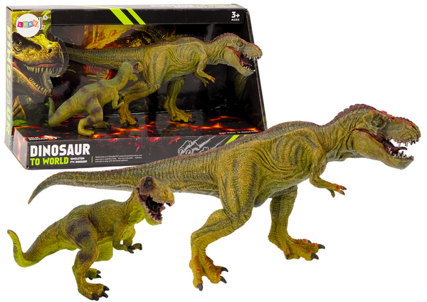 Dinosaurier-Figuren Tyrannosaurus mit kleinem Set 2-tlg