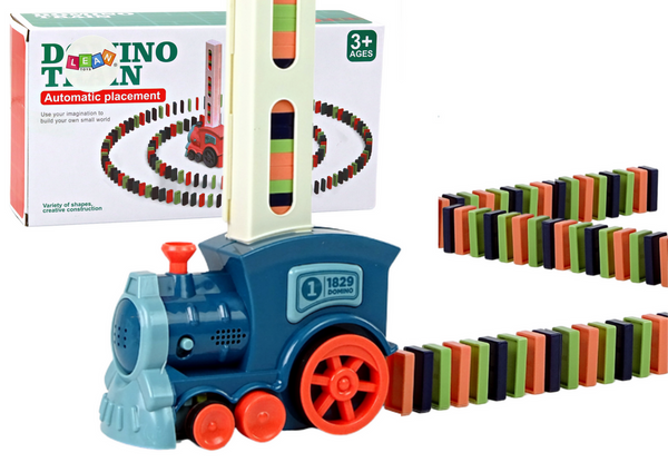 Domino-Zug-Lokomotive-Puzzle mit buntem Sound