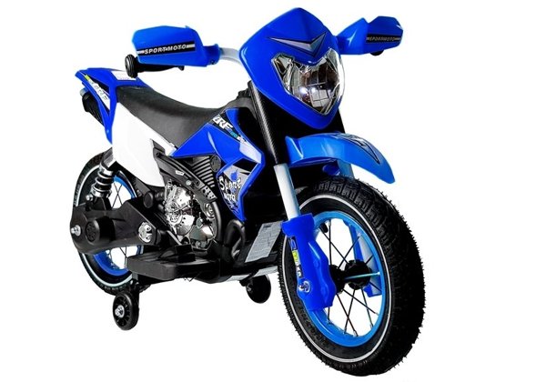 Electric Ride On Bike FB-6186 Motorrad Blau