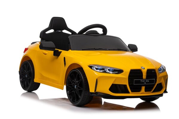 Elektrisches Kinderauto BMW M4 Gelb