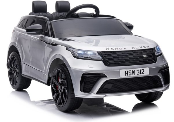 Elektro-Ride-On-Auto Range Rover Silber lackiert