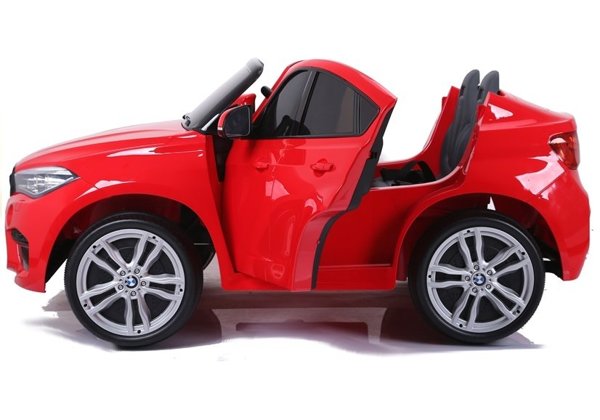 Elektroauto BMW X6 Rot Kinderfahrzeug Ledersitz weiche EVA-Reifen 2x45W Auto