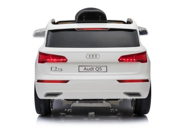 Elektroauto für Kinder Audi Q5 Weiß EVA-Reifen Ledersitz 2.4G Fernbedienung 