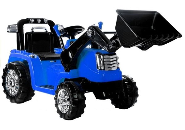 Elektroauto für Kinder Baggerlader Traktor Schlepper ZP1005 Blau 2.4G