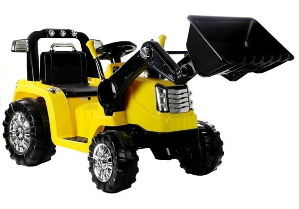 Elektroauto für Kinder Baggerlader Traktor Schlepper ZP1005 Gelb 2.4G