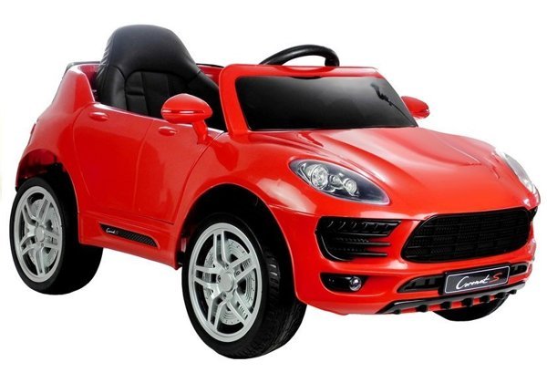 Elektroauto für Kinder Coronet S Rot 2.4G RC mit FM Radio USB MP3 Fahrzeug Auto