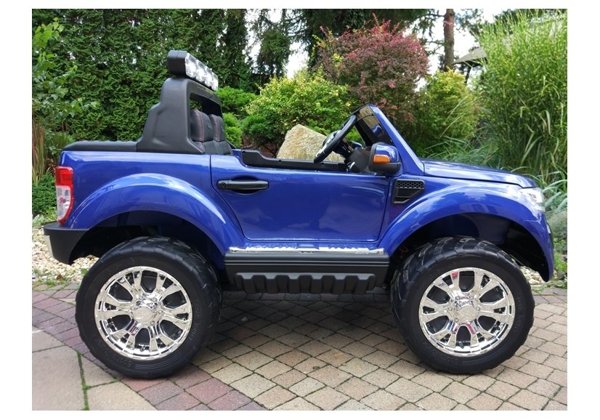 Elektroauto für Kinder Ford EVA-Reifen Blau 4x4 Fernbedienung 2.4G Kinderauto