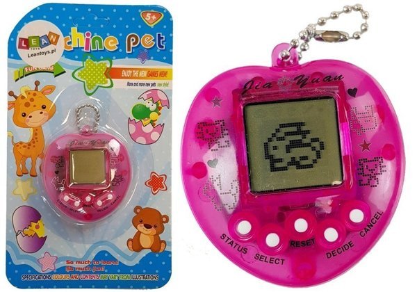 Elektronisches Tier Anhänger Tamagotchi Haustier Rosa