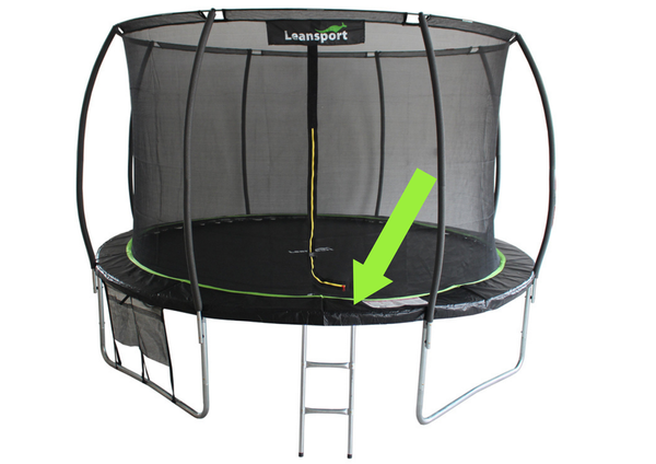 Federabdeckung für Trampolin Sport Max 12ft Schwarz-Grün