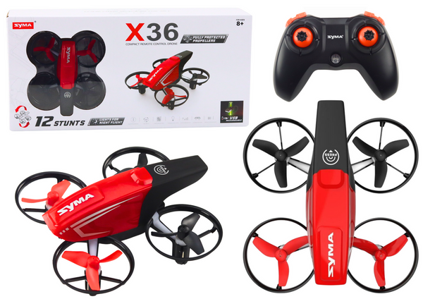 Ferngesteuerte RC-Drohne X36 SYMA Red