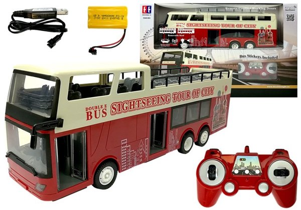 Ferngesteuerter Doppeldeckerbus R / C 2.4G 1:18