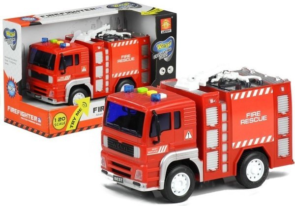 Feuerwehrauto Auto für Kinder ab 3 Jahren Sound- und Lichteffekte Spielzeug 