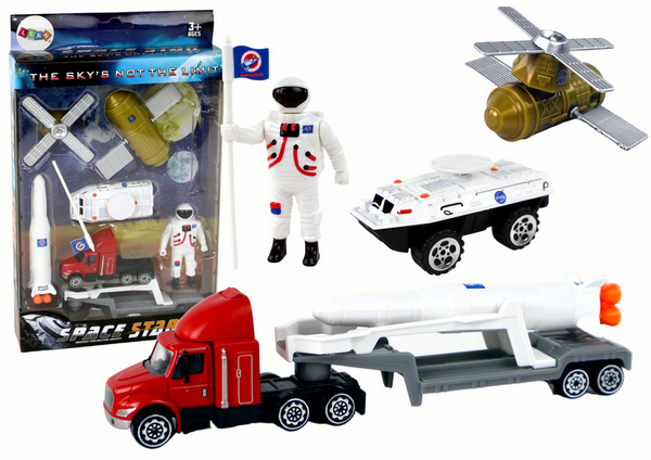 Figurenset Space Truck Rakete 8-tlg.