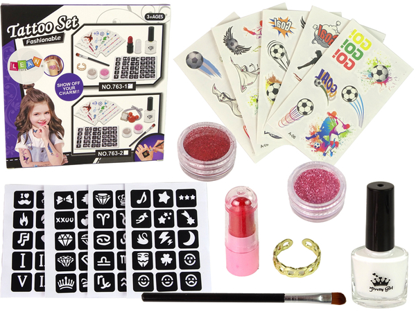 Glitter Lacquer Tattoo Kit