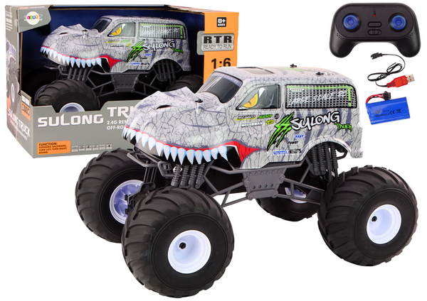 Großes ferngesteuertes Geländewagen 2,4G RC 1:6 Dinosaurier