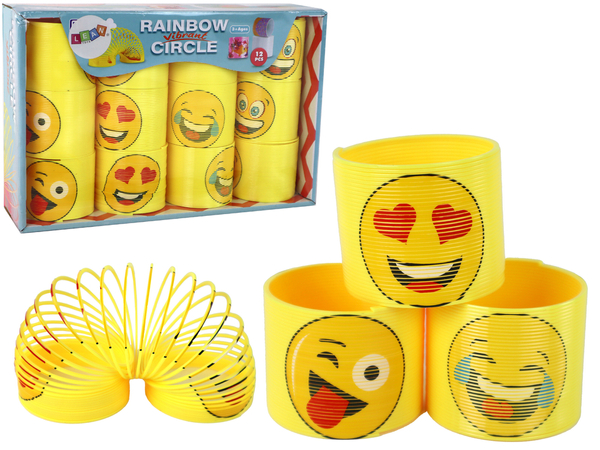 Ikonisches frühlingsgelbes Emoji Frühlingsentspannung 6CM