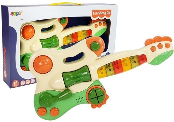 Interaktives Baby Piano Gitarre Sound Licht Grün